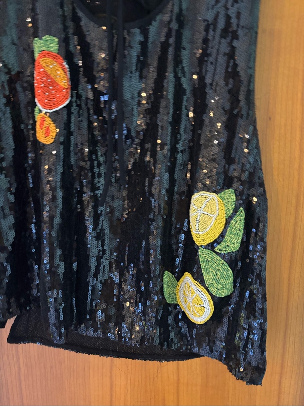 Celandine Fruit Cocktail Beaded Mini Dress - Picture 11 of 12